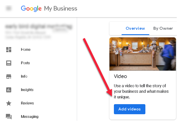 google my business display
