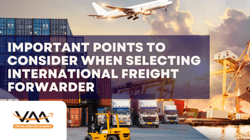 Important Points to Consider When Selecting International Freight Forwarder