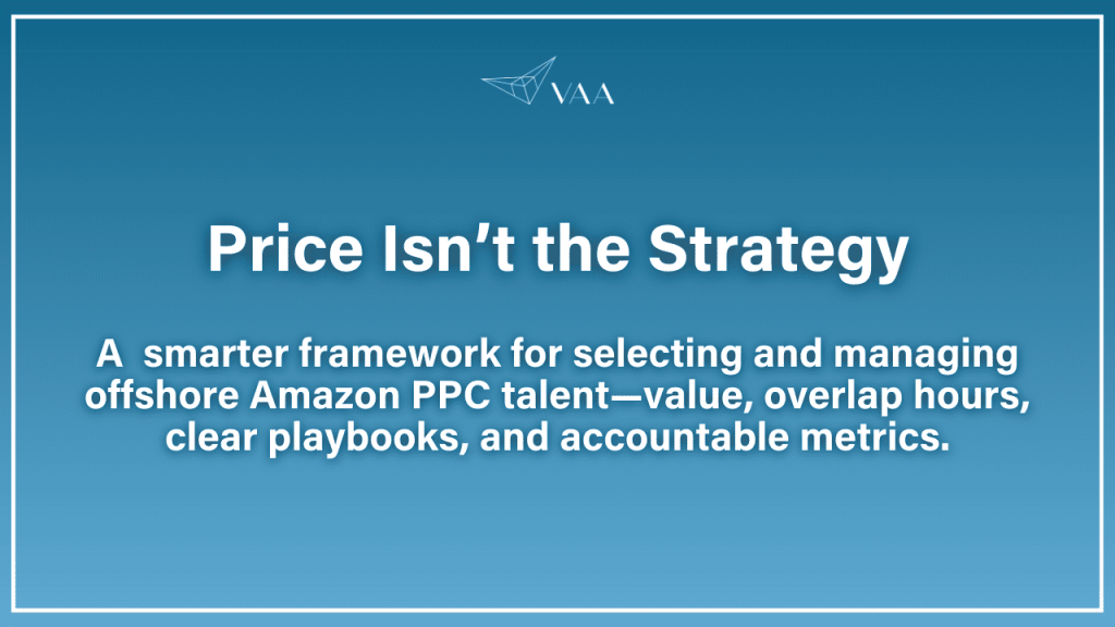 Price isn't the strategy