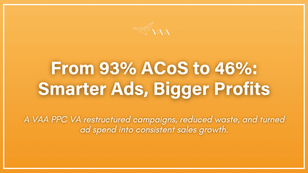 From 93% ACoS to 46%, smarter ads, bigger profits