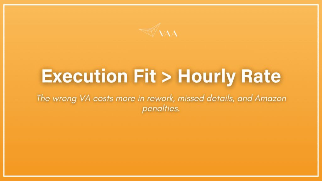 Execution fit > Hourly rate