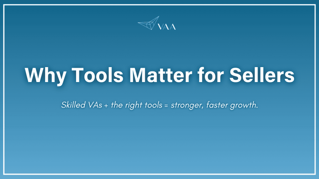 Why tools matter for sellers