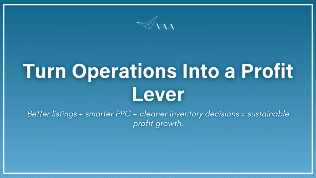 Turn operations into a profit lever