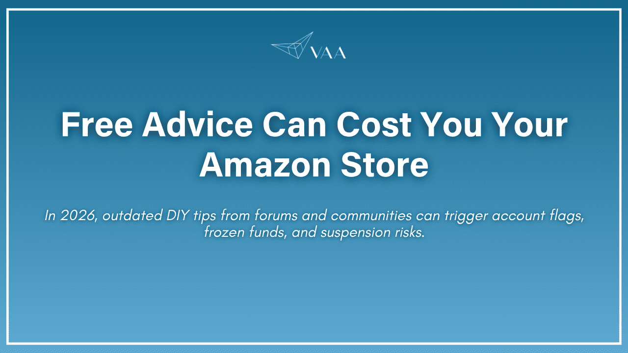 Free advice can cost you your amazon store