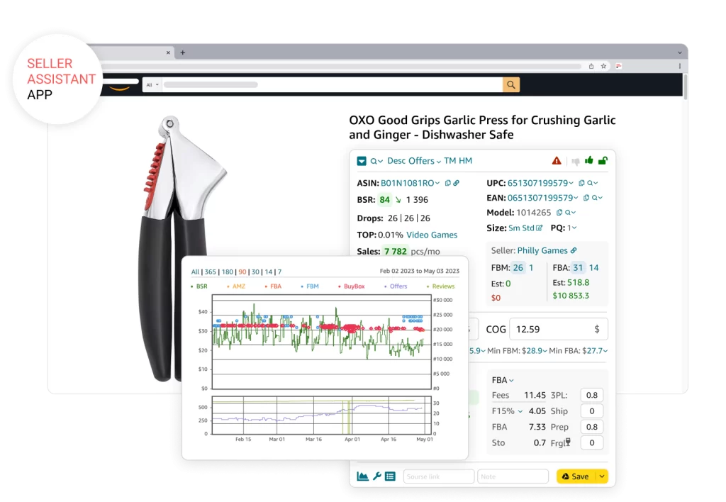 Seller assistant app