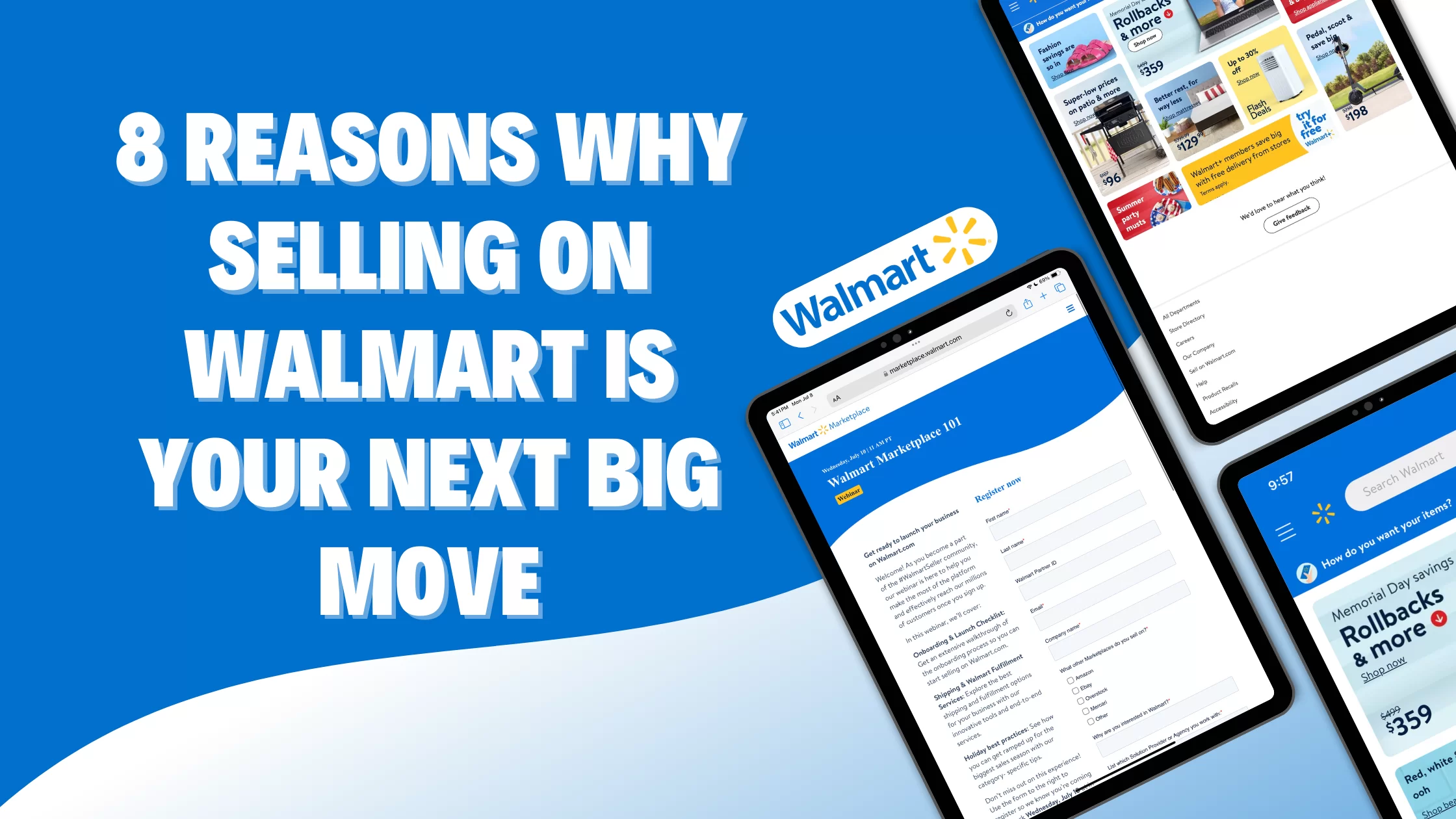 Reasons why selling on walmart