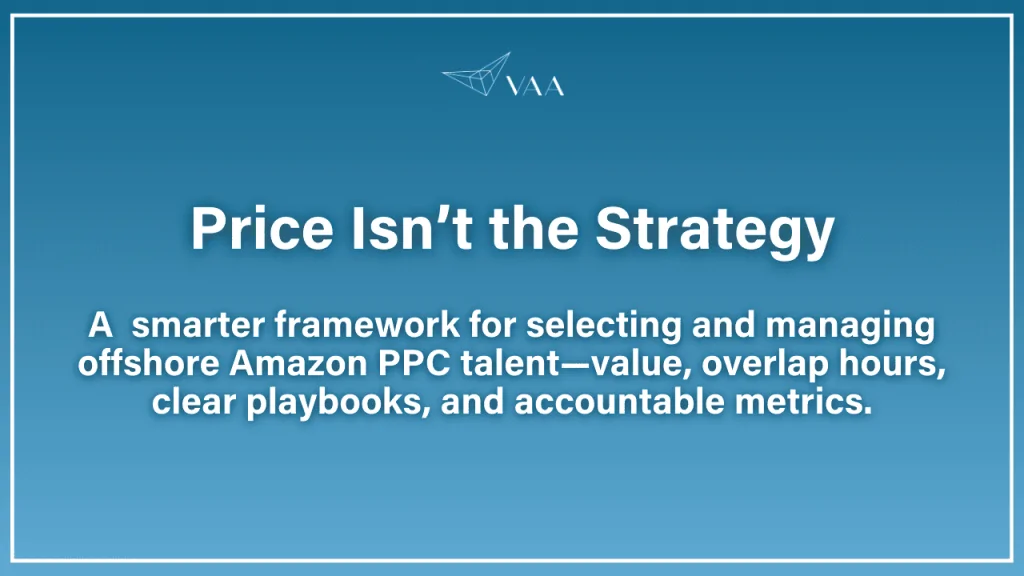 Price isn't the strategy