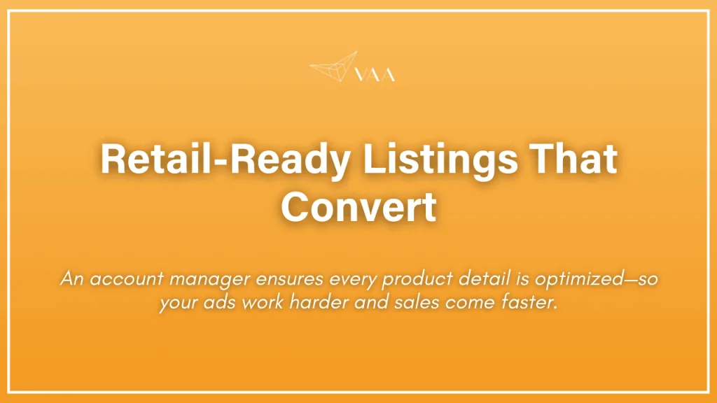 Retail-ready listing
